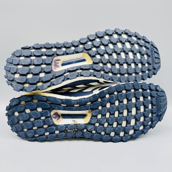 Adidas Shoes Mens 14 White Navy Ultra Boost Georgia Tech Limited Edition Sneaker - Picture 10 of 12